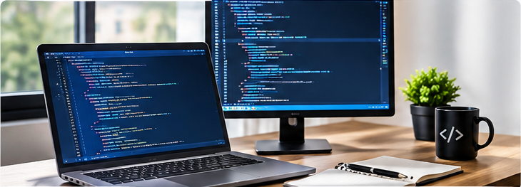 Poste de travail de développement logiciel et de solutions numériques